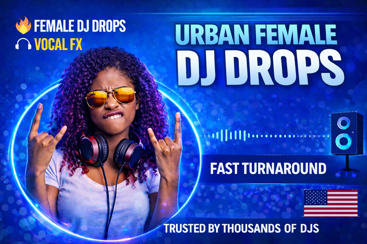 Female Urban DJ Drops Production